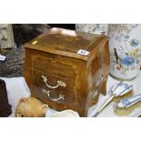 Enamel dressing table set and jewellery box