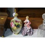 Royal Worcester vase and figure