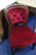 Victorian nursing chair