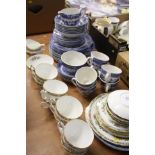 Quantity of Coalport 'Ming Rose' and a quantity of Blue and White China