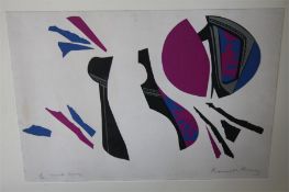 Limited edition print signed Ronald King