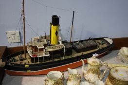 Model tug boat