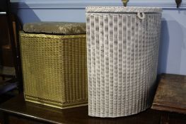 Two linen boxes