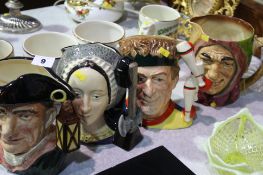 4 Royal Doulton character jugs