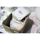 Box of delft tiles