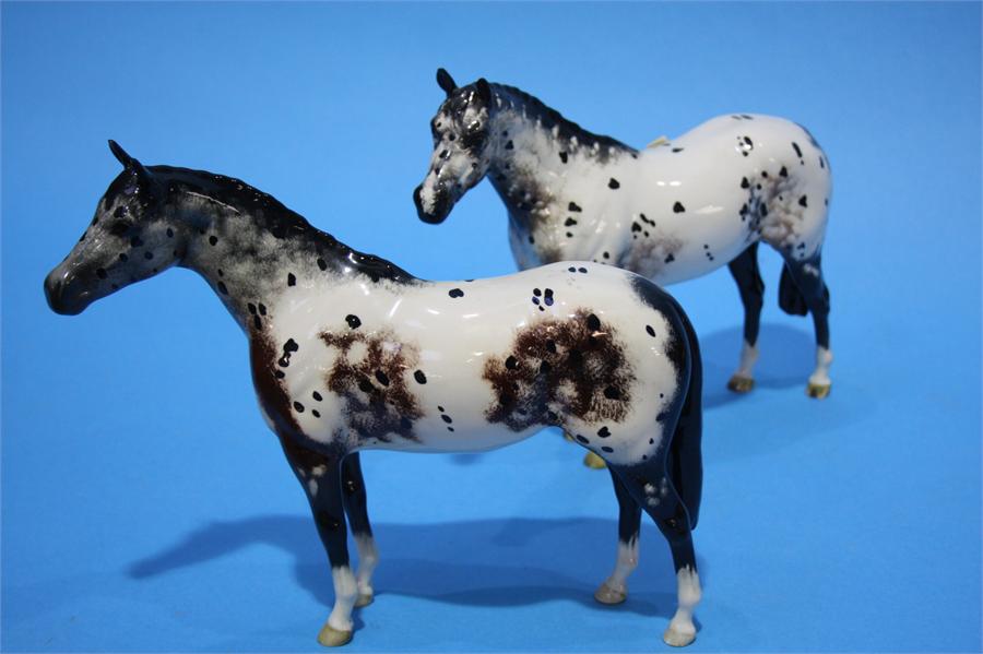 Three Beswick Palomino horses. - Image 3 of 4