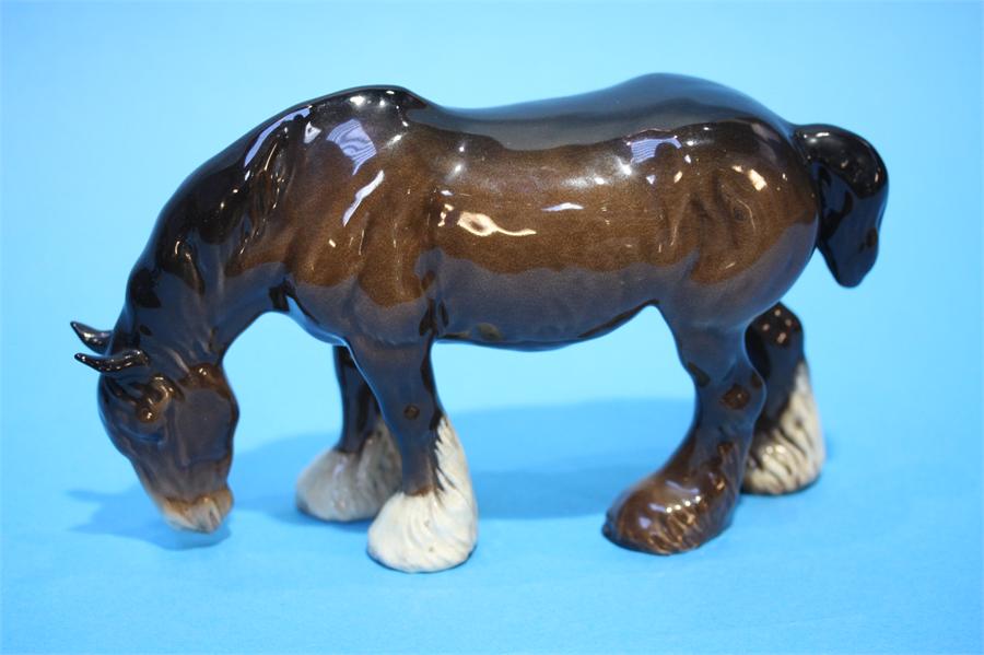 Three Beswick chestnut horses. - Image 2 of 4