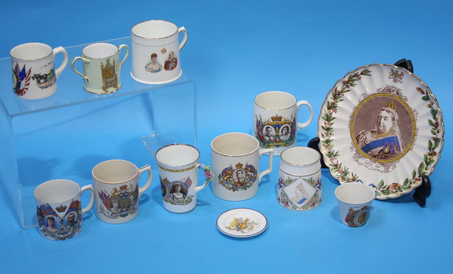 An Aynsley Commemorative Loving Cup etc.