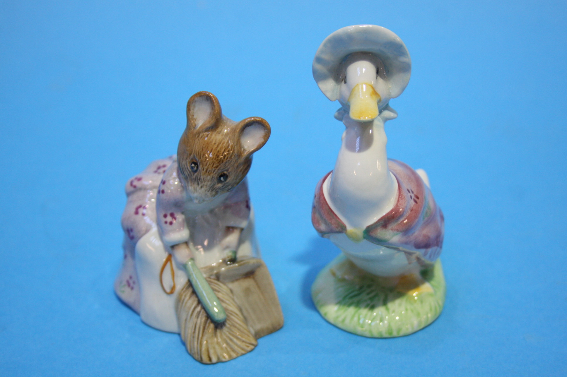 A Royal Albert 'Jemima Puddle-Duck' and 'Hunca Mun