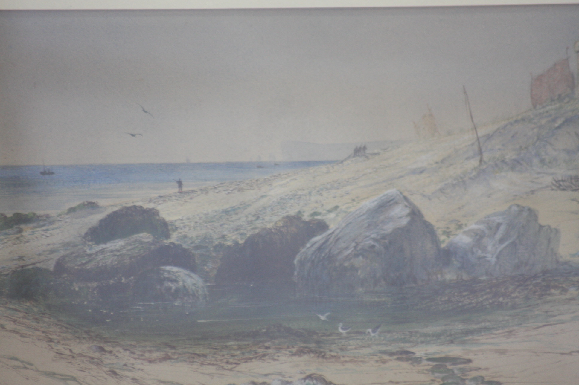 ** Galbraith, pair of watercolours, signed, 'Coast - Image 2 of 2