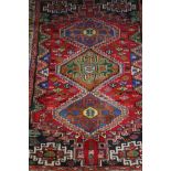 A small modern Hamadan rug.