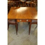 A 19th century mahogany Pembroke table with single