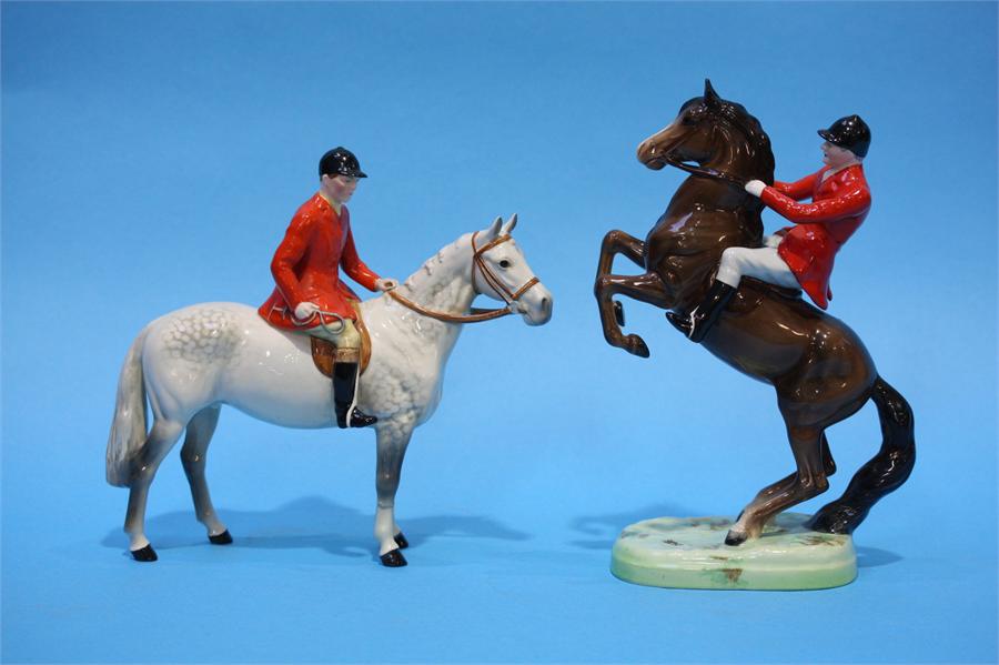 Two Beswick huntsmen.