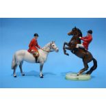 Two Beswick huntsmen.