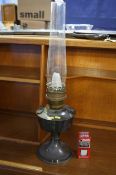 An oil lamp