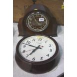 Enfield mantle clock and 1 other