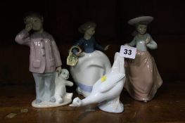 4 NAO figurines
