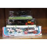 3 Boxed die cast carriages