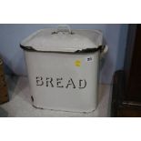 Enamel bread bin