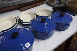 Quantity of Le Creuset pans