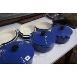 Quantity of Le Creuset pans