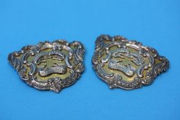 Pair of silver mounted Prince Albert's Own Hussars