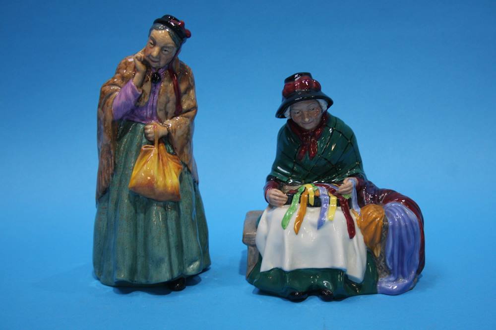 A Royal Doulton figure 'Bridget' HN 2070 and 'Silk and Ribbon' HN 2017 - Image 3 of 3