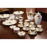 Royal Albert Old Country Rose tea set etc