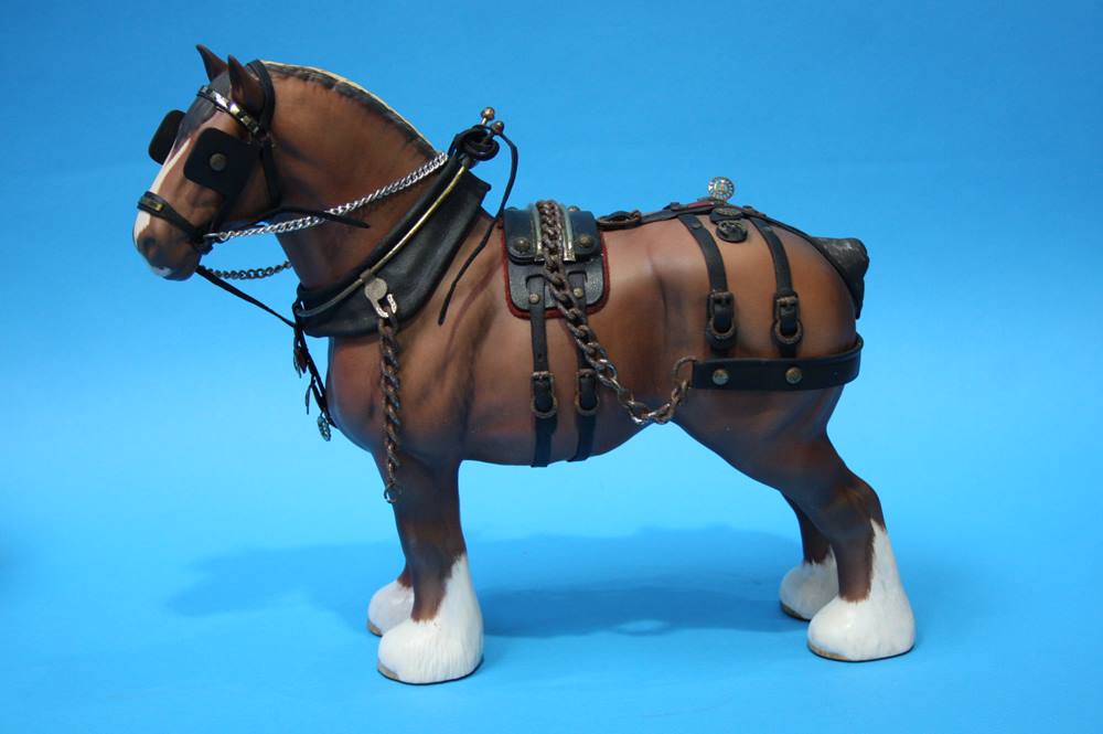 3 Beswick Shire horses - Image 2 of 12