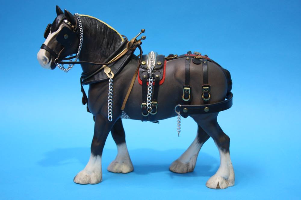 3 Beswick Shire horses - Image 12 of 12