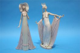 Two Lladro figures of ladies