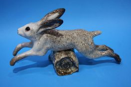 A Winstanley leaping hare