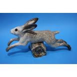 A Winstanley leaping hare