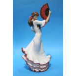 A Lladro 'Spanish Flamenco' dancer 38cm height