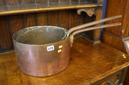 2 Large copper pans