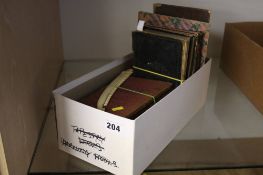 A collection of 19th century diaries and notebooks