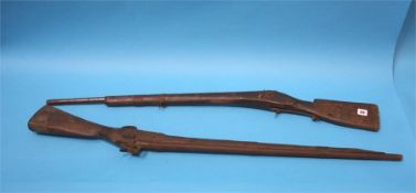 2 Antique percussion rifles