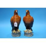 Two Beswick 'Golden Eagle' decanters