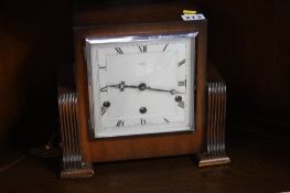Deco mantle clock