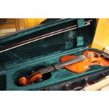 Violin and carry case