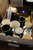 Tray of assorted Wade Vaux tankards etc.