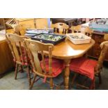 Dining table and 6 chairs