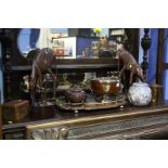 Oak serving tray, fruit bowl etc.