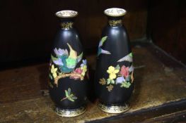 Pair of Devon fielding's vases