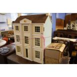 Dolls house and furniture