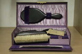 Ebony vanity set