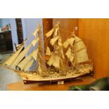 Model tall ship 'Spitfire'