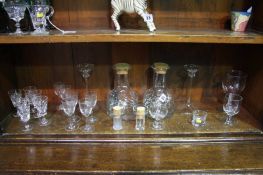 Assorted glassware, including Dartington etc.
