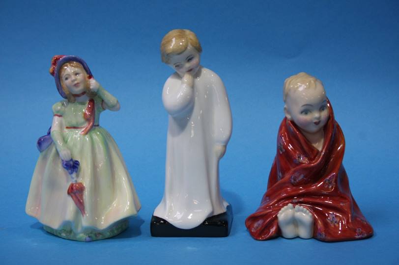 A Royal Doulton 'This little Pig'; 'Babie' and 'Darling'