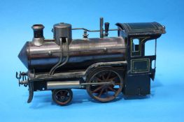 Tin plate steam locomotive